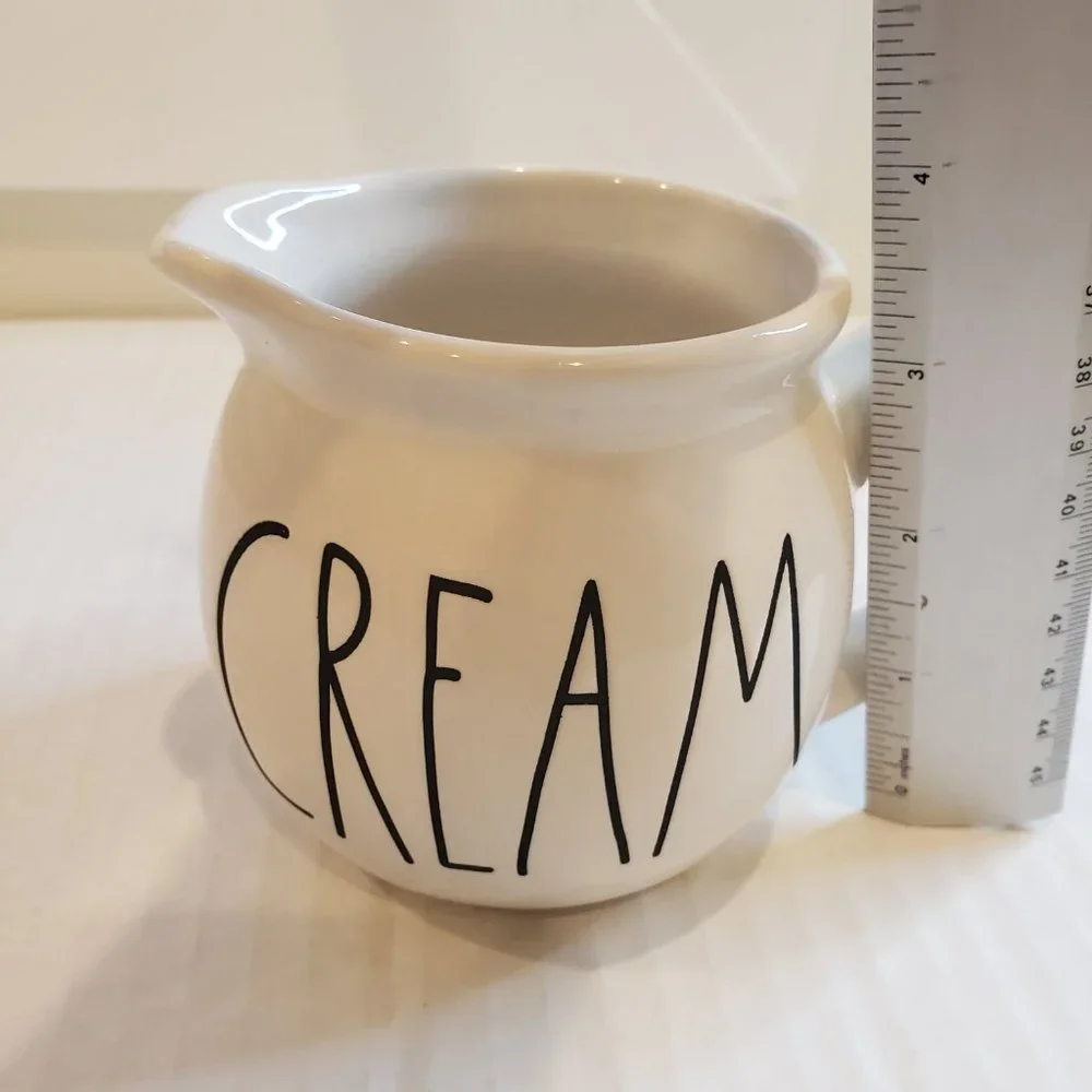 Rae Dunn Artisan Collection Creamer with handle 3.5 x  3.5
